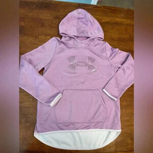 Under Armour purple girls hoodie size Large